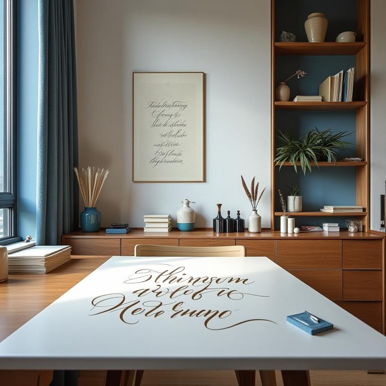 Cerulean Quill luxury calligraphy studio in Singapore